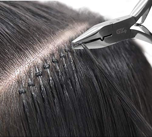 Professional Hair Extension & Beading Tool Kit – Tea Pink (4 Pieces)