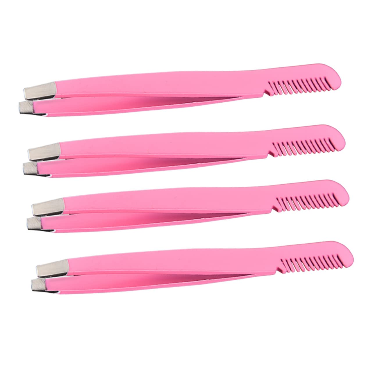 Precision Eyebrow Tweezers with Comb - Shape Your Brows Like a Pro!