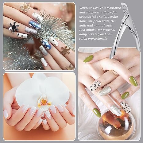 Professional Acrylic Nail Tip Cutters – Stainless Steel Clippers for Fake Nails | Bite Instruments (Sialkot, Pakistan)