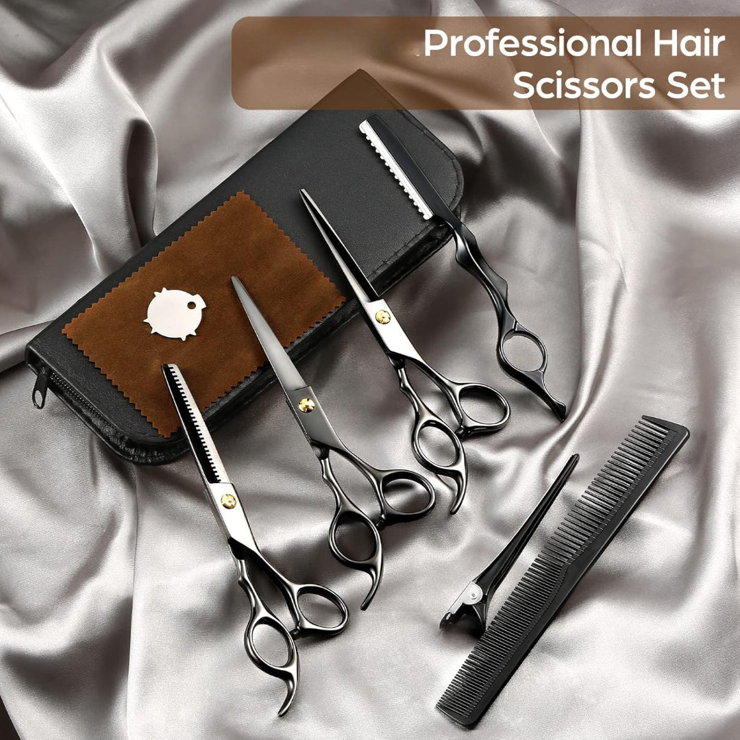 Professional 6.89 inch Barber Scissors Multifunctional Salon Thinning Scissors Straight Shears Tools