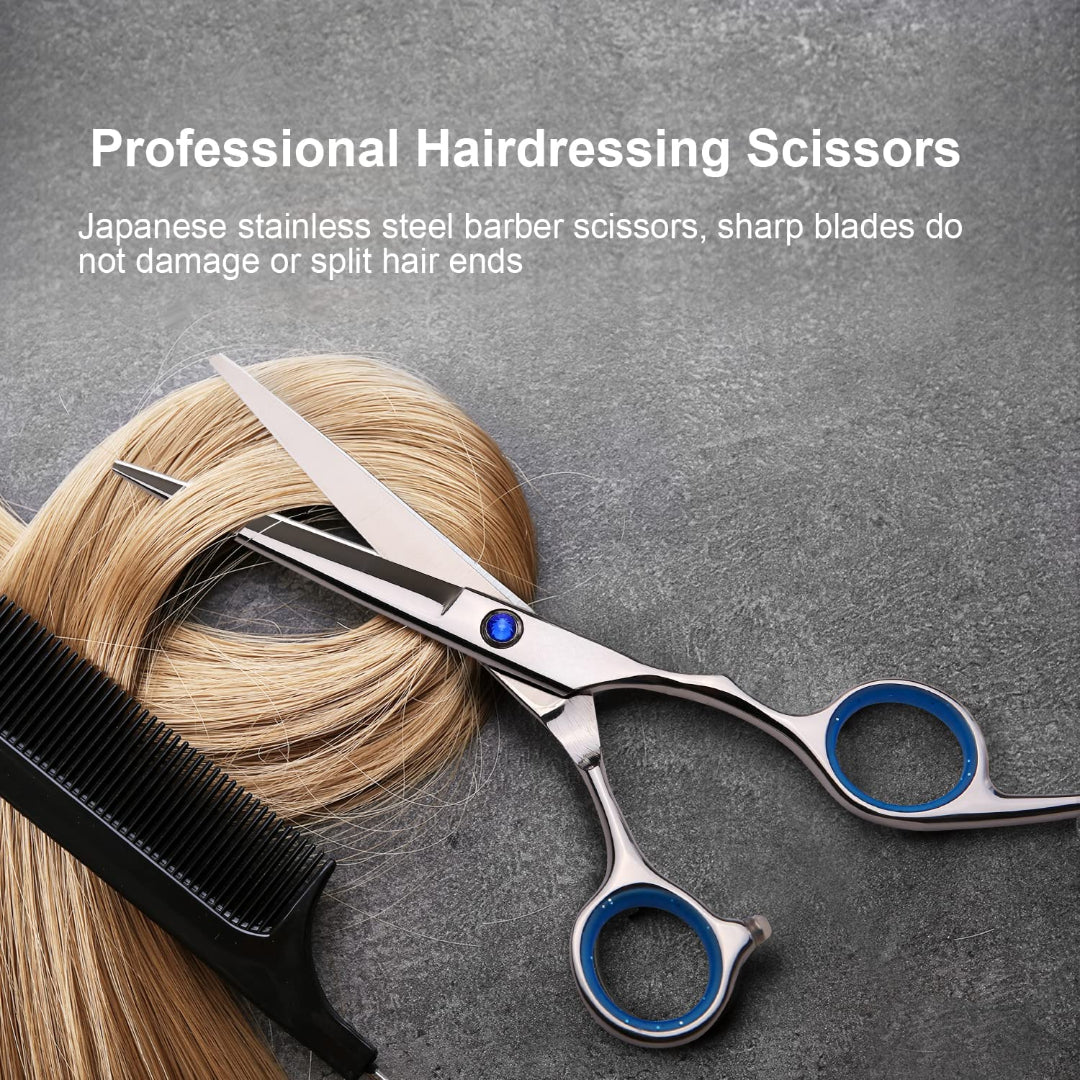 Professional Hair Cutting Scissors – 6.5” Inch Barber Shears by Bite Instruments