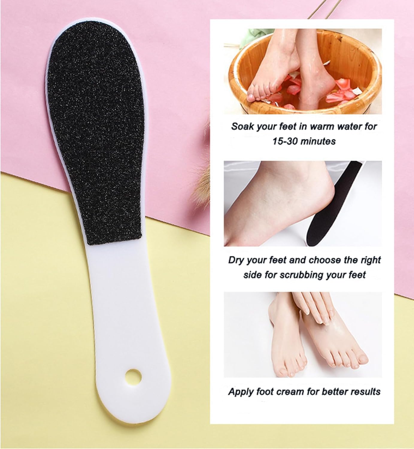 Bite Instruments stainless steel pedicure tool for removing dead skin & calluses