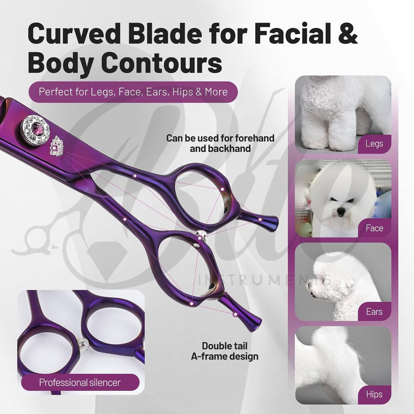 Bite Instruments Blenders, Chunkers & Thinning Shears – Pet Grooming Tools