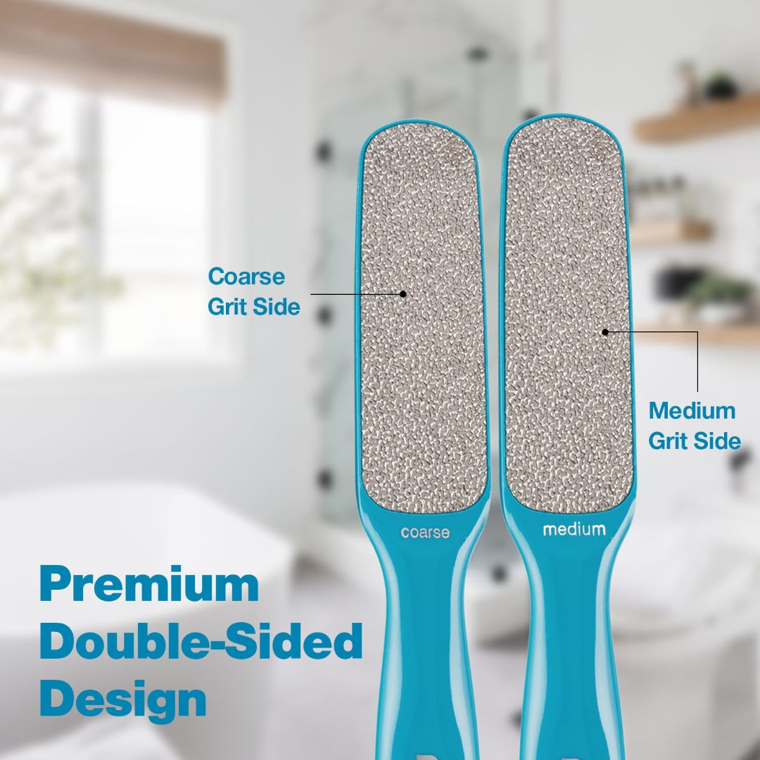 Bite Instruments Foot File Callus Remover - Hard Skin Scrubber for Pedicure