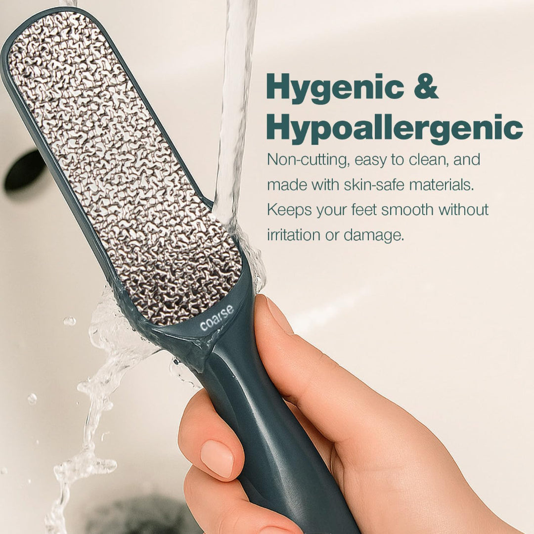 Professional Foot File Callus Remover - Hard Skin Scrubber for Pedicure