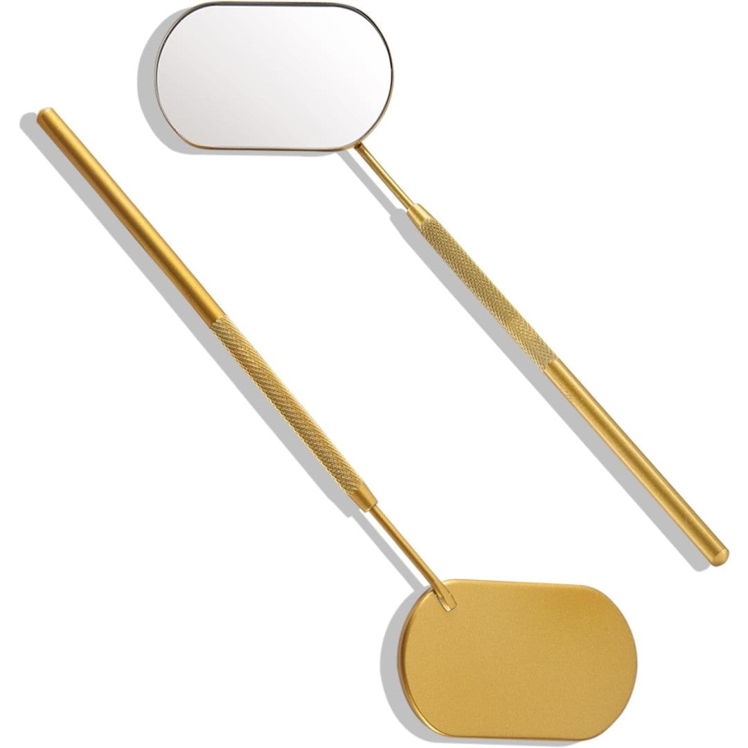 Cute Butterfly Lash Mirror for Eyelash Extensions Stainless Steel Eyelash Makeup Mirror