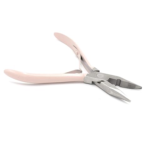 Professional Hair Extension & Beading Tool Kit – Tea Pink (4 Pieces)