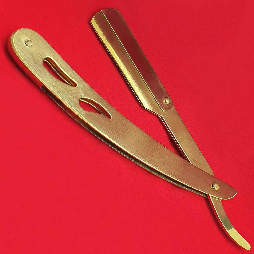 Professional Haircut Scissors Set - Barber Scissor, Thinning Shear, Straight Edge Razor With Case