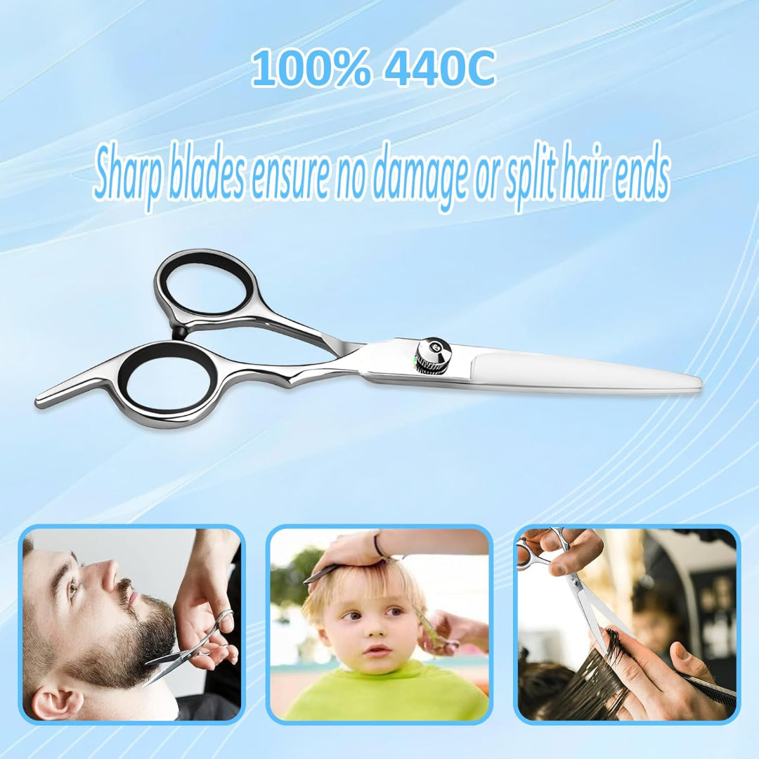 Professional Hair Cutting Scissors – 6.5” Inch Barber Shears by Bite Instruments