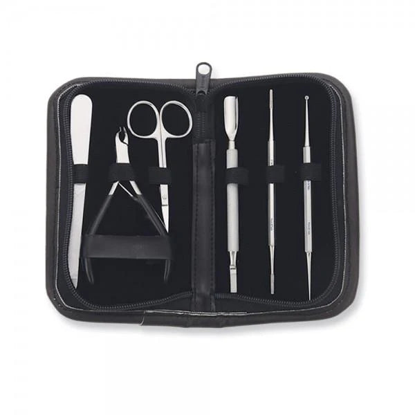 Professional Manicure Set - Stainless Steel Nail Care Kit with Clippers, Scissors & Tools - Precision Beauty Instruments