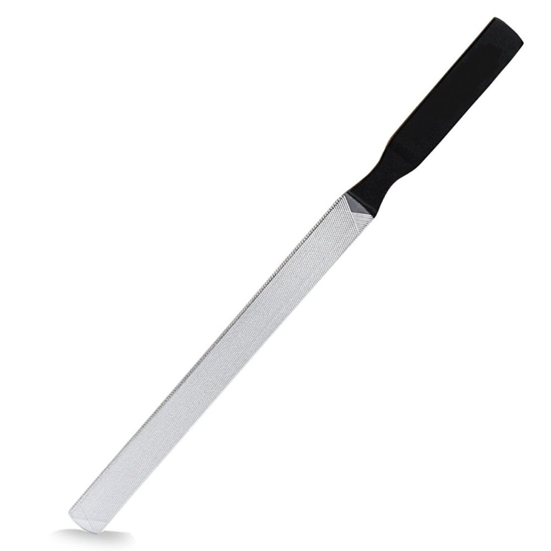 Stainless Steel Nail File with Anti-Slip Handle and Leather Case Bite Instruments