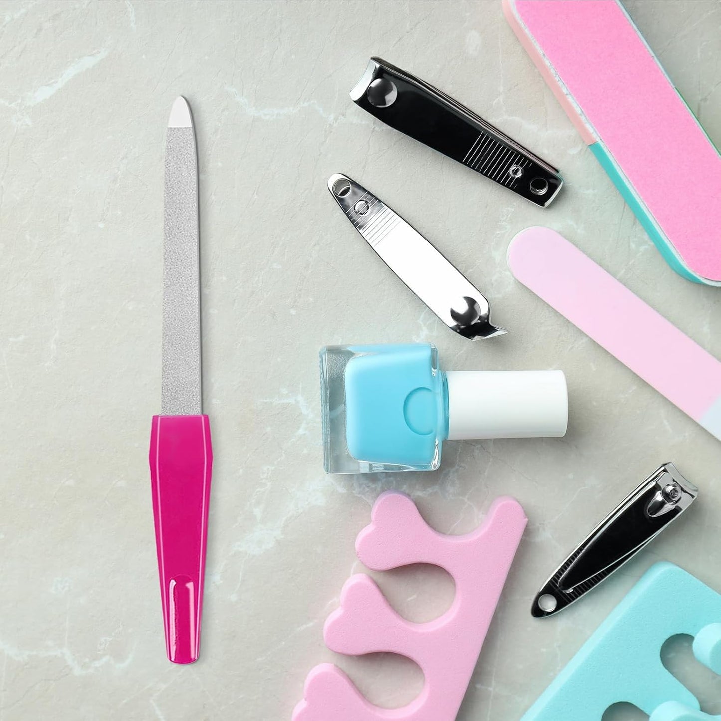 Professional Nail Files 100/180 Grit – Double-Sided Emery Boards for Manicure & Pedicure