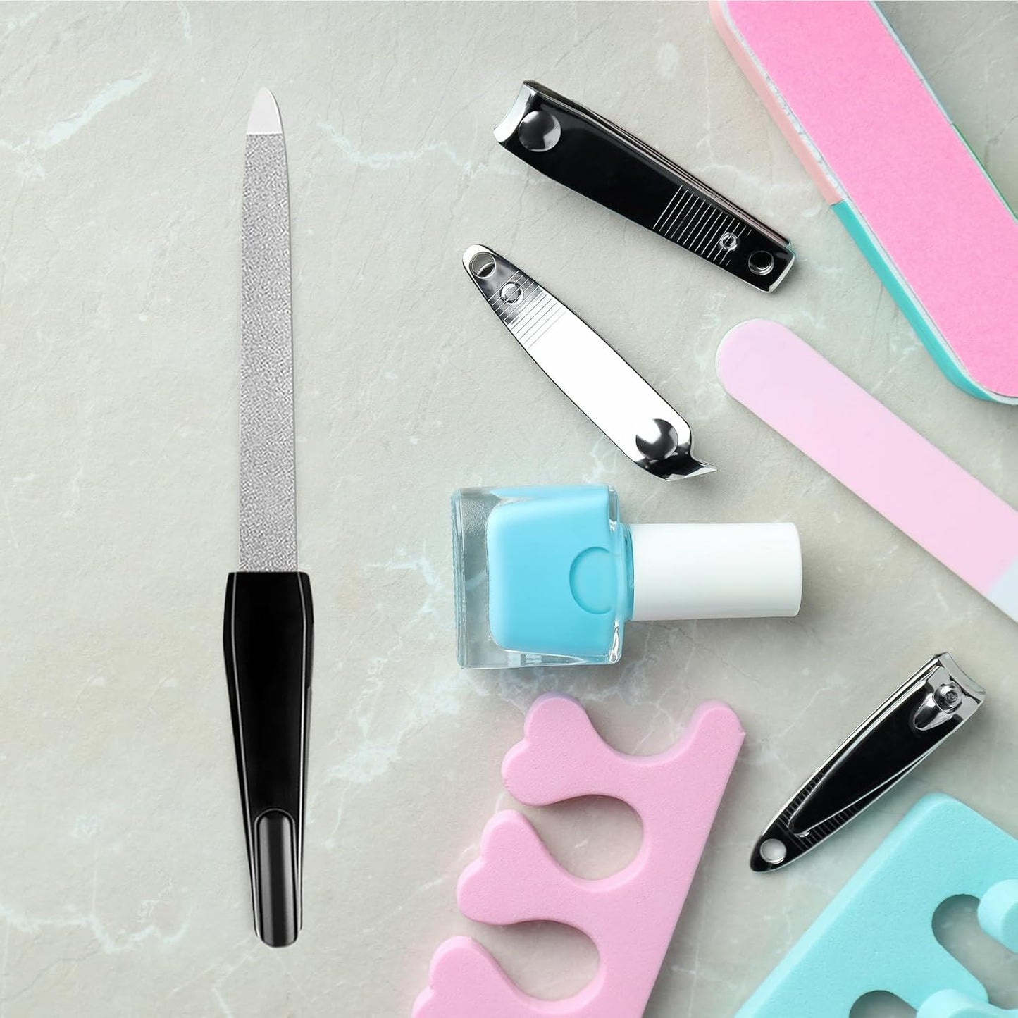 Bite Instruments | Professional Black Nail File & Buffer Stainless Steel
