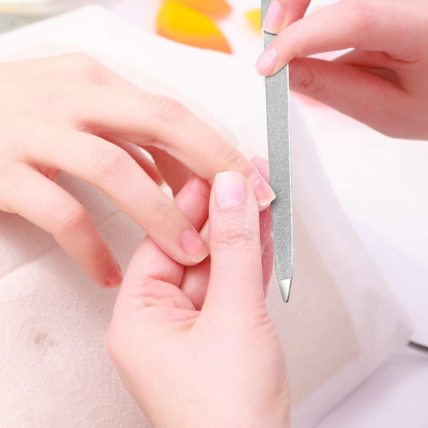 Professional Nail Files 100/180 Grit – Double-Sided Emery Boards for Manicure & Pedicure