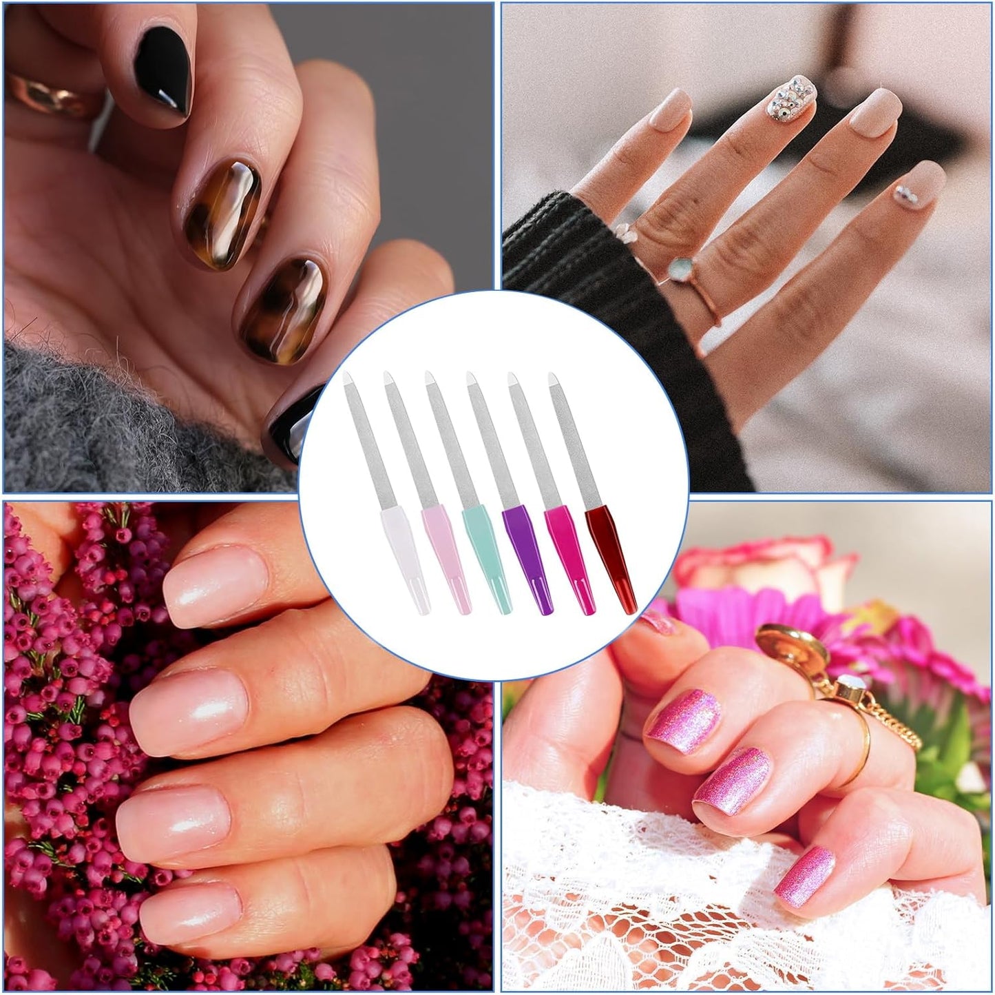 Bite Instruments | Professional Red Nail File & Buffer Stainless Steel