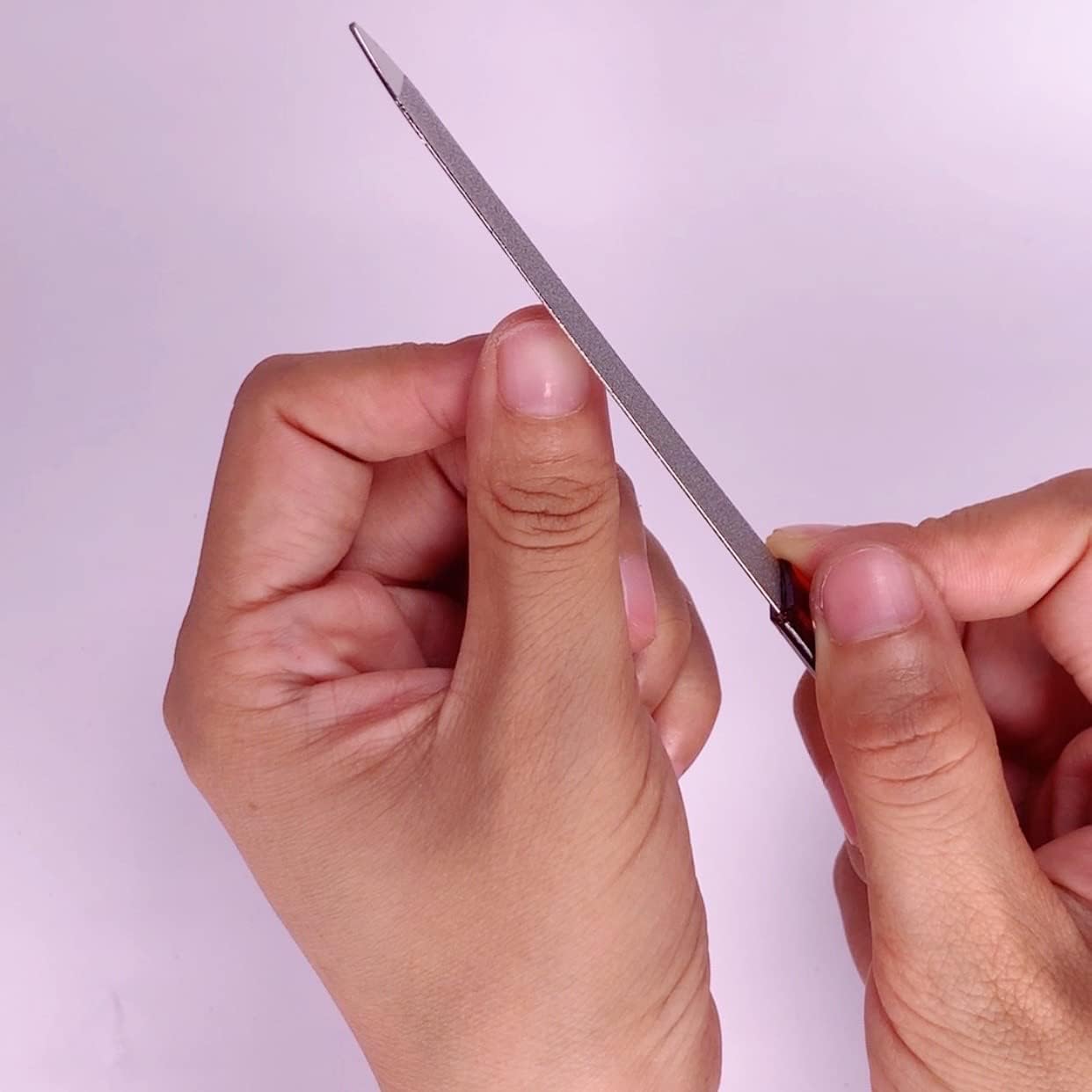Bite Instruments | Professional Red Nail File & Buffer Stainless Steel
