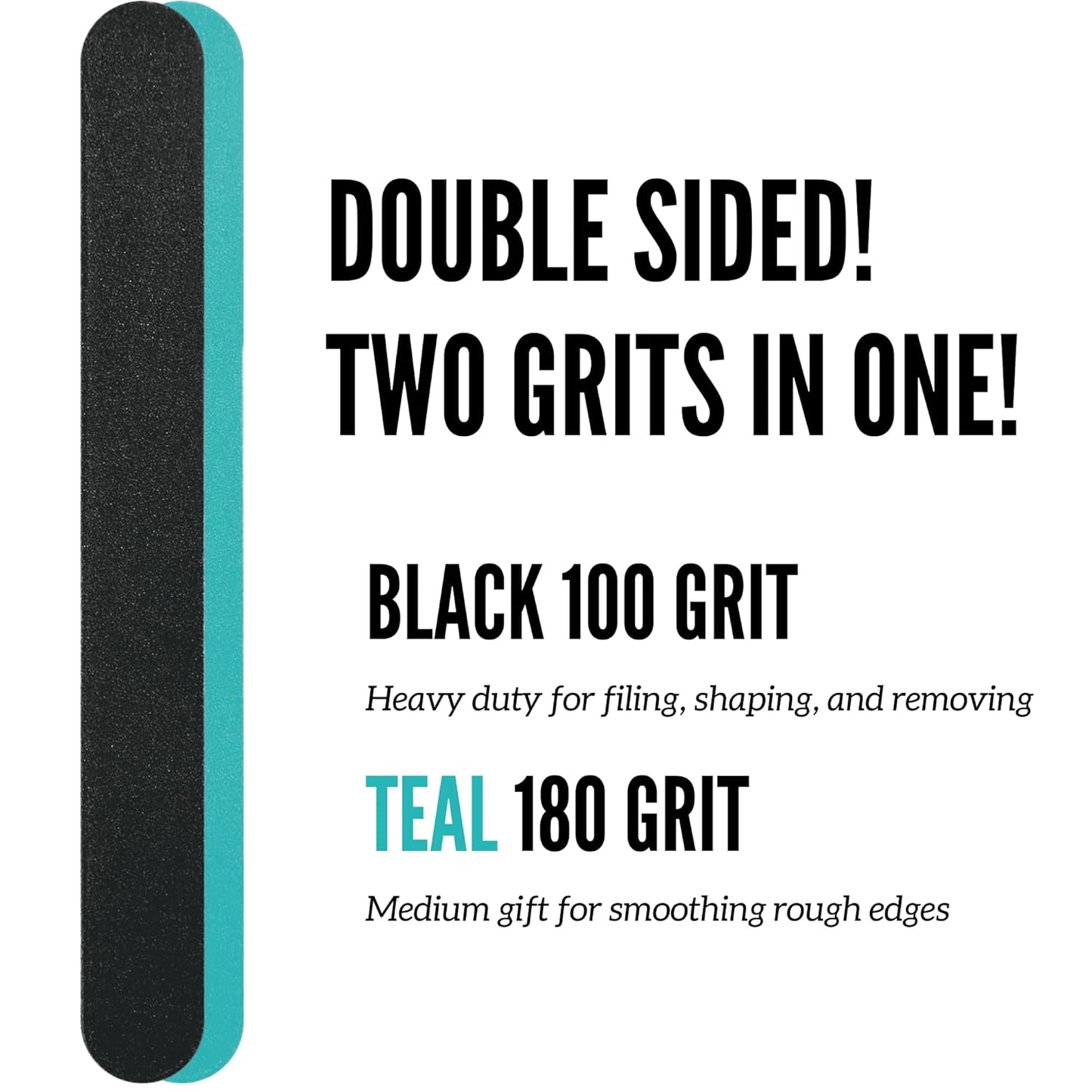 Bite Instruments | Professional Double-Sided Nail File & Buffer