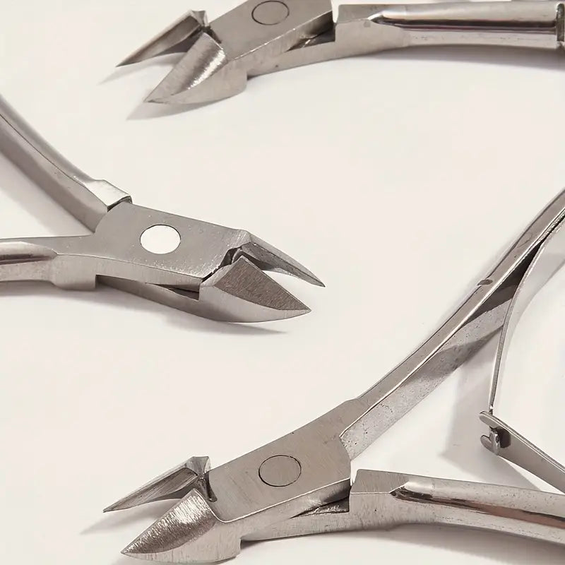 Professional Stainless Steel Cuticle Nippers โ Precision Manicure Tool