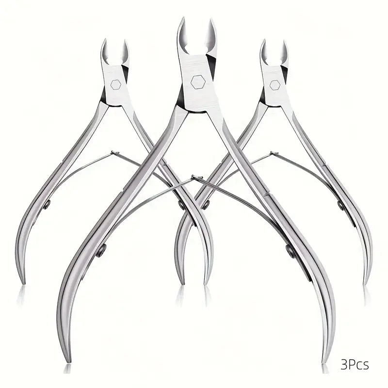 Professional Stainless Steel Cuticle Nippers โ Precision Manicure Tool