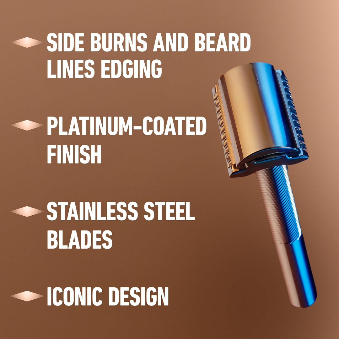 Bite Instruments Safety Razor | Stainless Steel Double Edge Razor for Men & Women