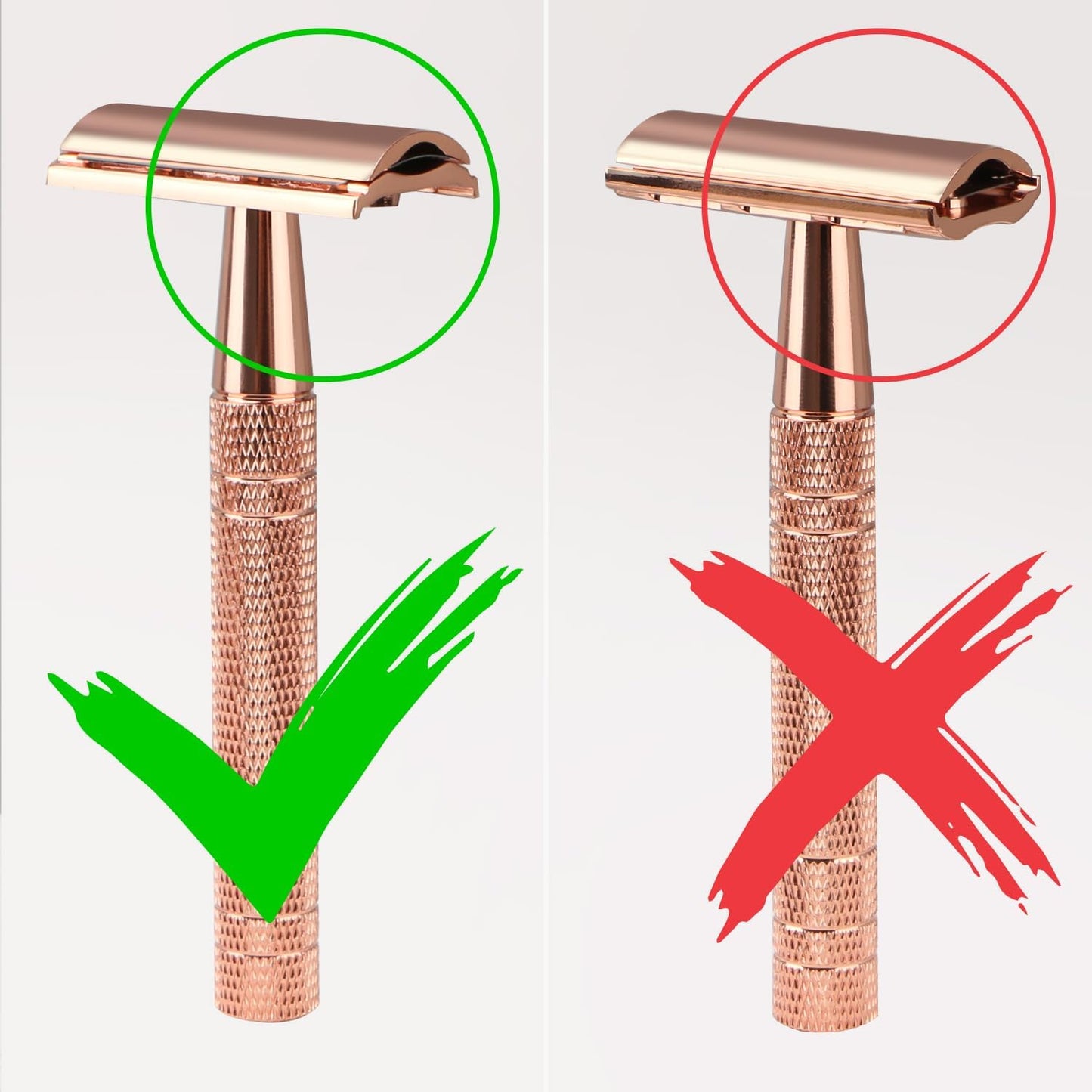 Bite Instruments Safety Razor | Stainless Steel Double Edge Razor for Men & Women