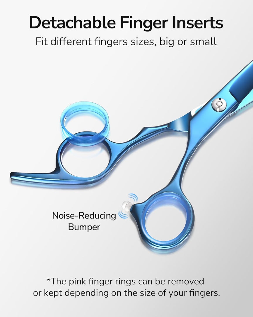 Professional Barber Hair Cutting Scissors Kit – 6.5” Japanese Stainless Steel Shears