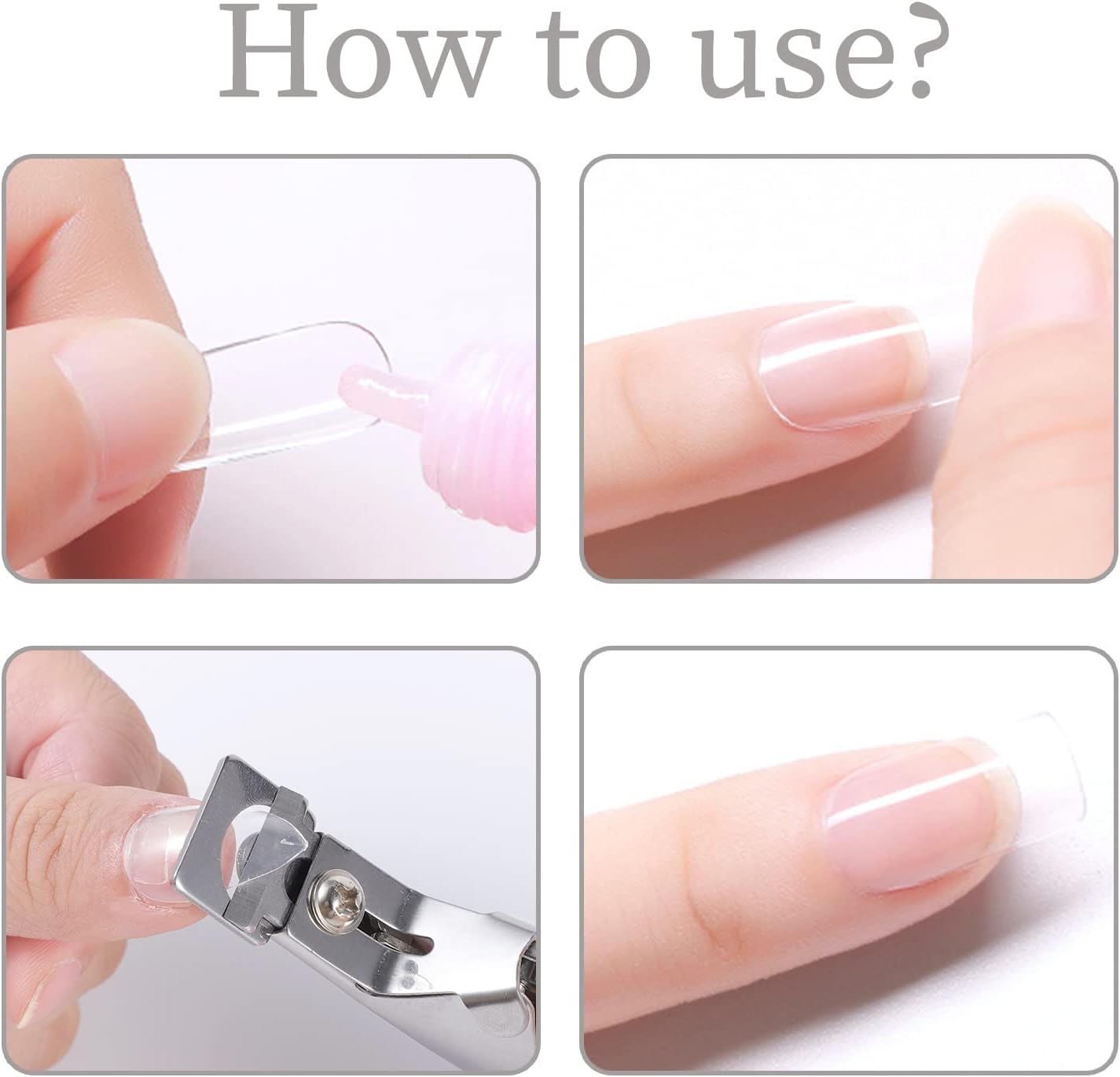 Professional Acrylic False Nail Clippers for Acrylic Nails Bite Instruments