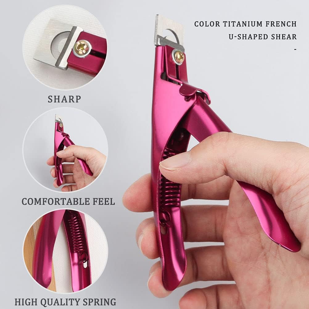 Professional Acrylic False Nail Clippers for Acrylic Nails For Girls Nail Art Bite Instruments