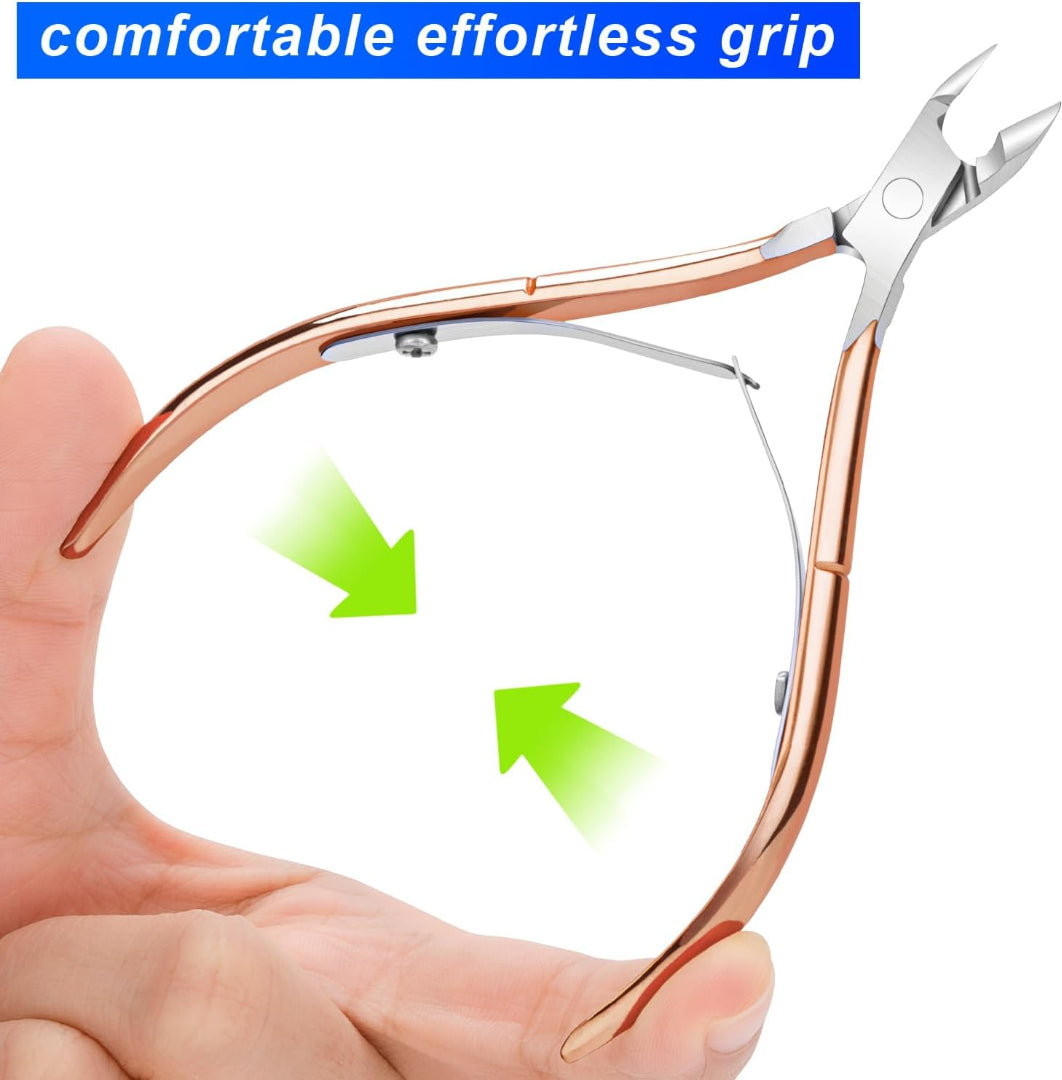 Professional 4Pcs Set Cuticle Nippers Stainless Steel | Bite Instruments