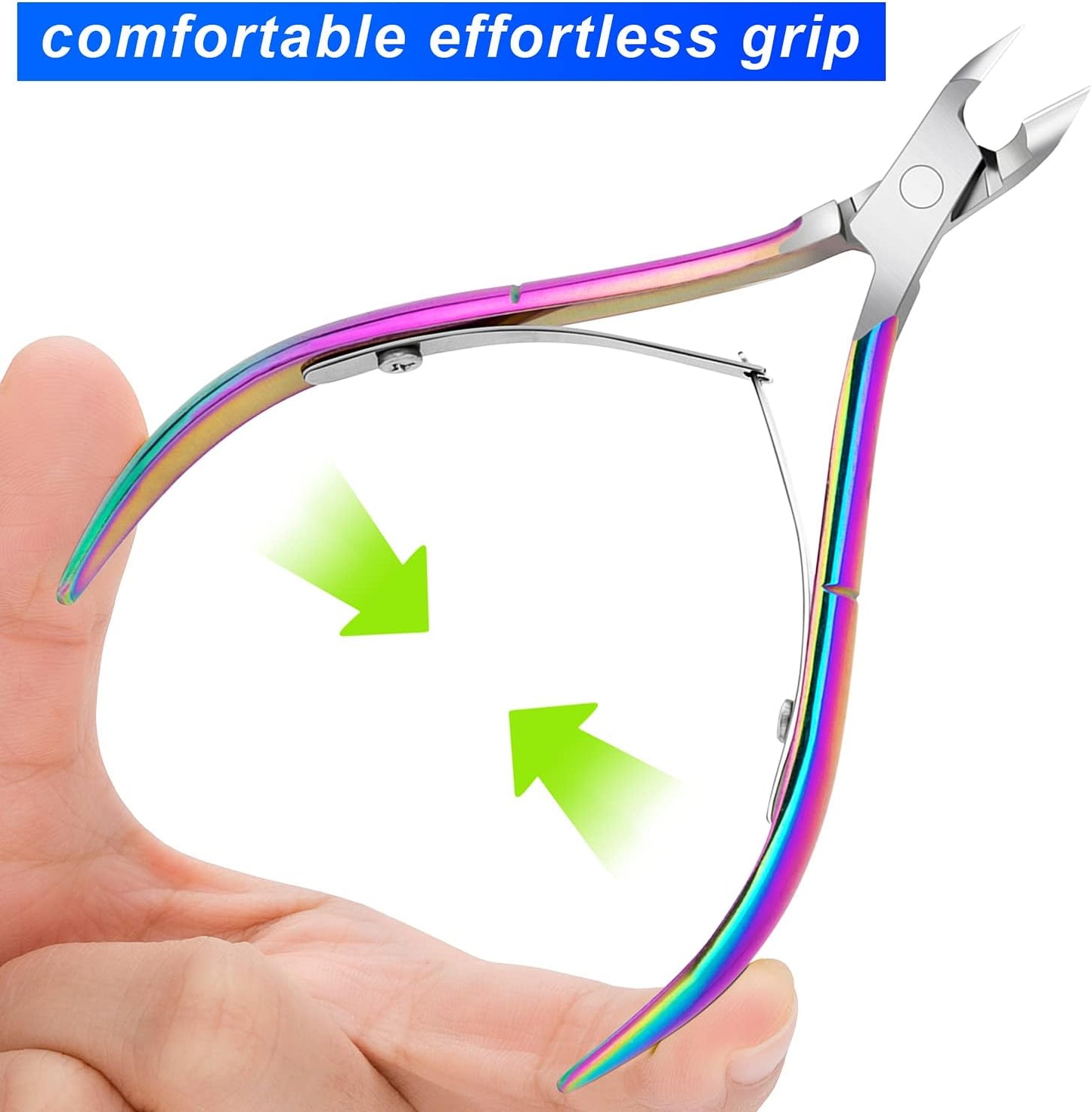 Professional Multicolor 4pcs set Cuticle Nippers Stainless Steel | Bite Instruments
