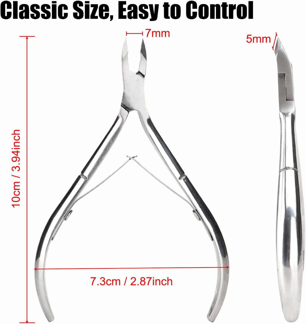 Bite Instruments Professional Stainless Steel Precision Cuticle & Nail Care Tools