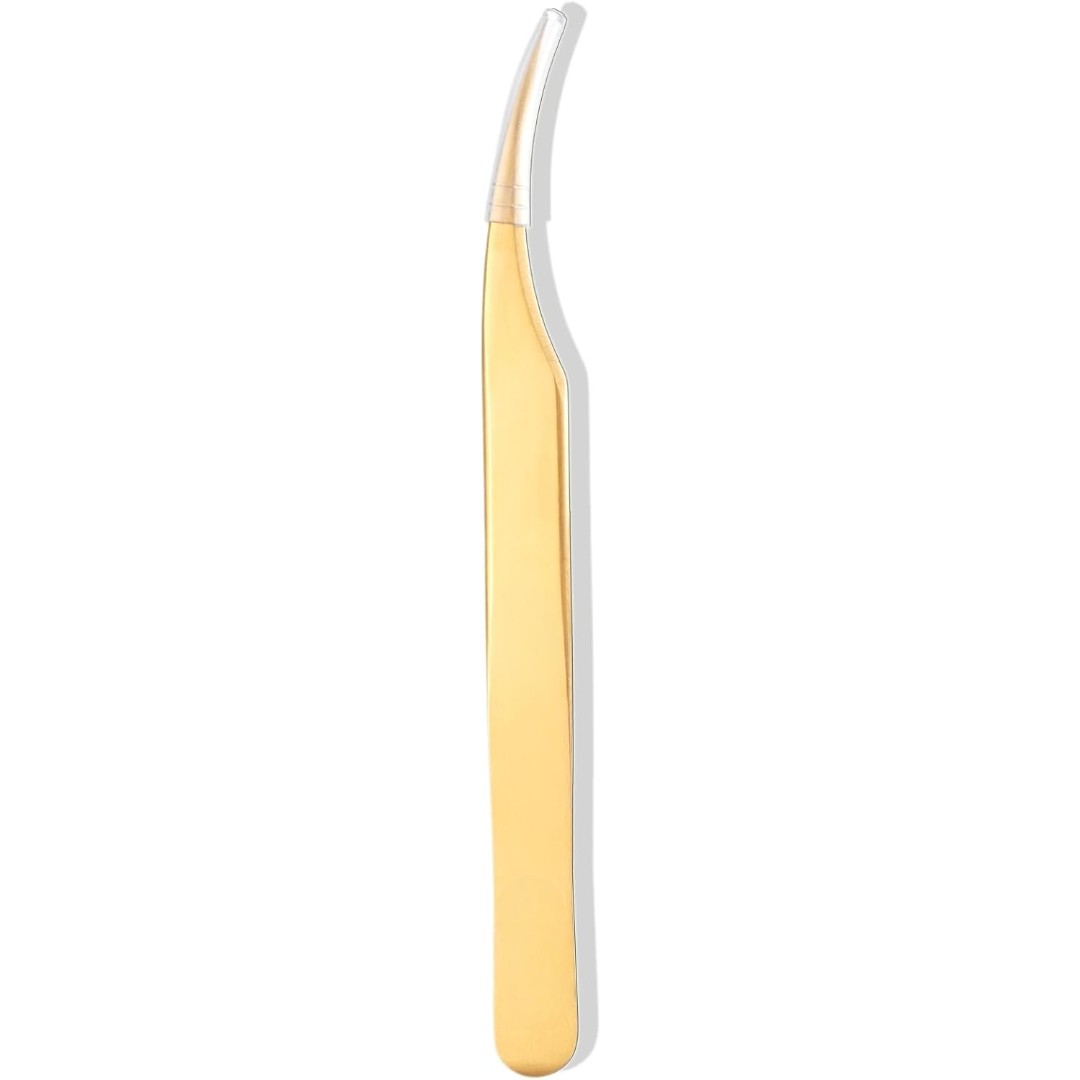 Bite Instruments | Professional Dolphin Eyelash Tweezer - Curved Lash Extension Tool