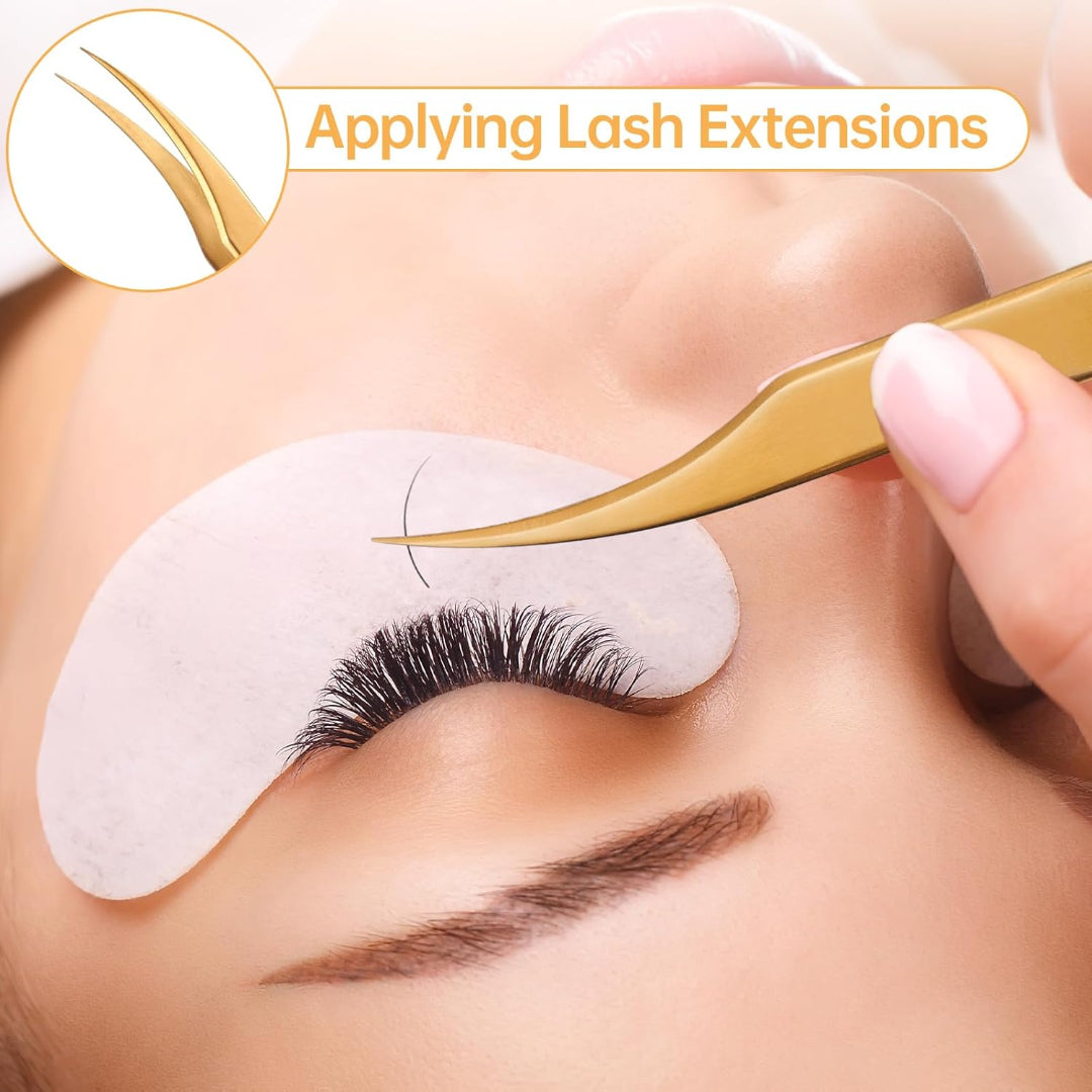 Bite Instruments | Professional Dolphin Eyelash Tweezer - Curved Lash Extension Tool