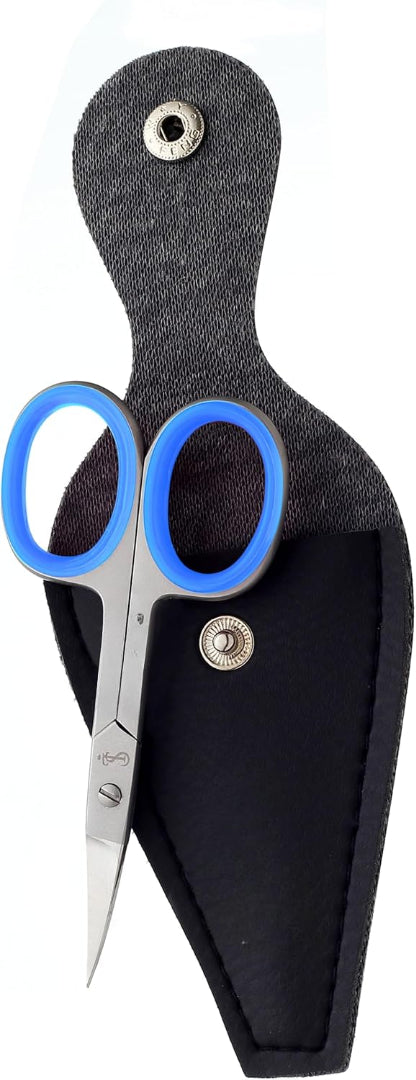 Professional Grooming Scissors with Stainless Steel for Facial Hair, Eyebrows, Beard, Ear, Nose