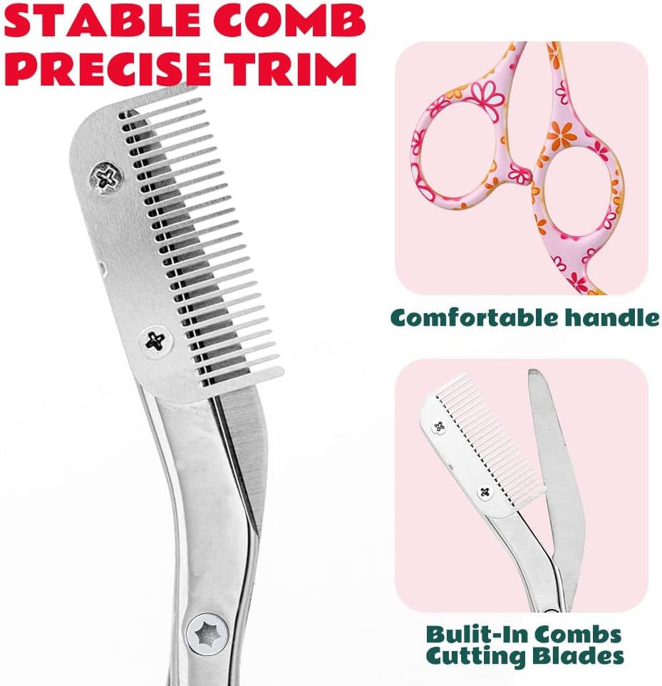 Bite Instruments Eyebrow Trimmer & Scissors – Precision Brow Grooming Tool