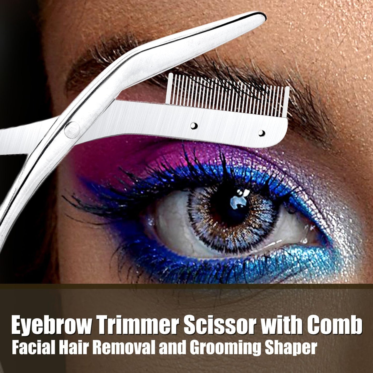 Bite Instruments Eyebrow Trimmer & Scissors – Precision Brow Grooming Tool