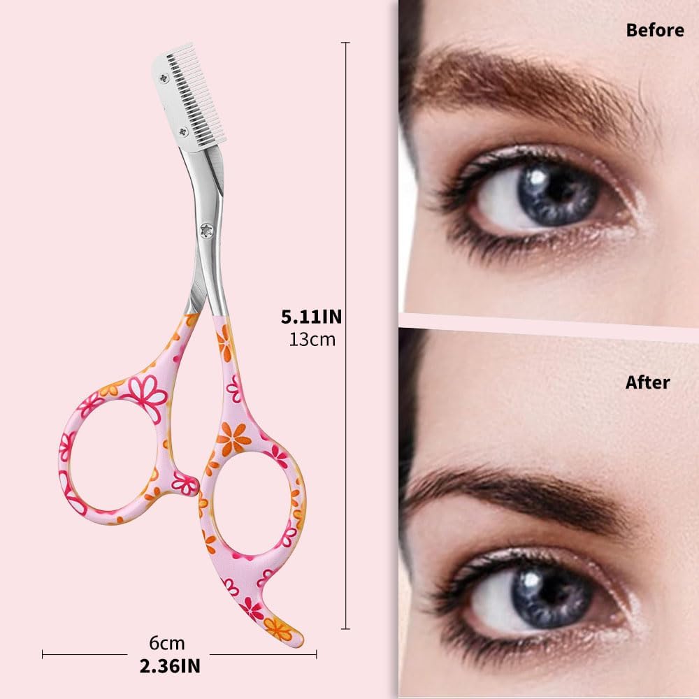 Bite Instruments Eyebrow Trimmer & Scissors – Precision Brow Grooming Tool