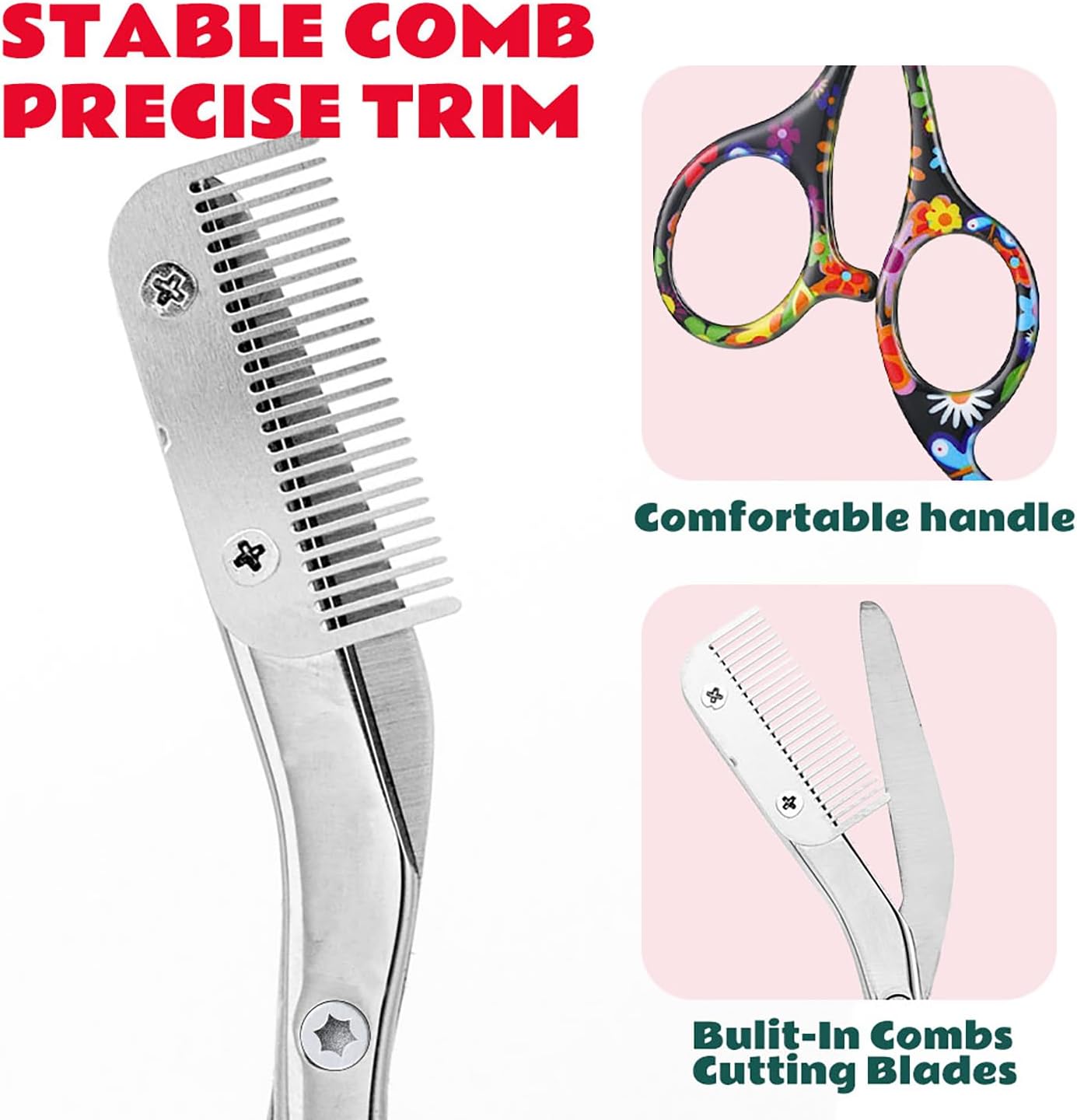 Bite Instruments Eyebrow Trimmer & Scissors – Precision Brow Grooming Tool