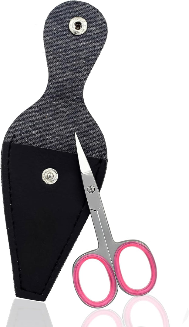 Professional Nail Cuticle Scissors Curved Eyebrow Scissors, Eyelashes, Nose Hair Trimming Scissors