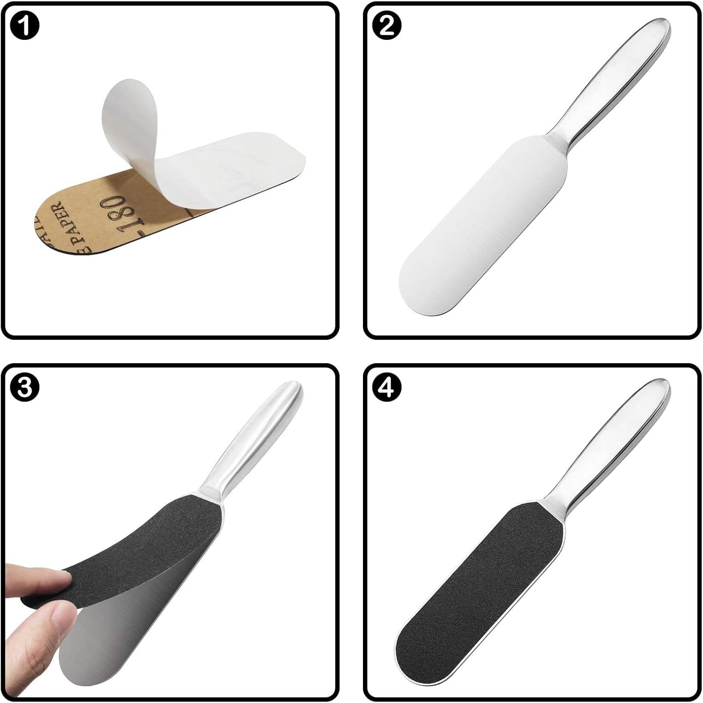 Bite Instruments stainless steel pedicure tool for removing dead skin & calluses