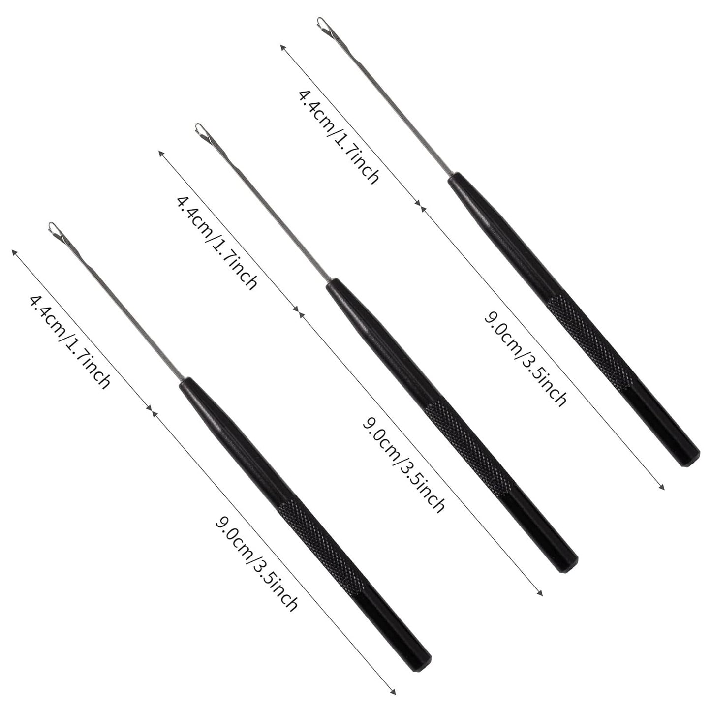 Bite Instruments Hair Extension Loop Tool & Pulling Needle – Micro Bead & Ring Threader