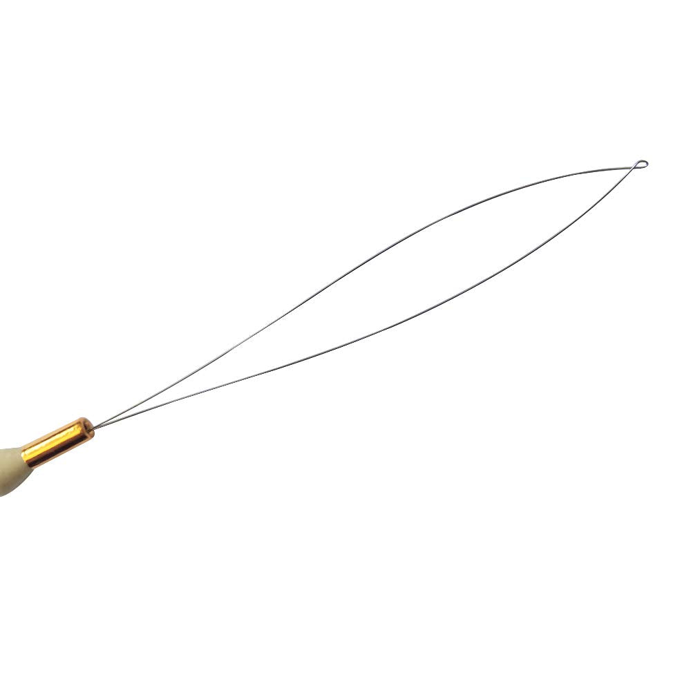 Bite Instruments Hair Extension Loop Tool & Pulling Needle – Micro Bead & Micro Ring Threader