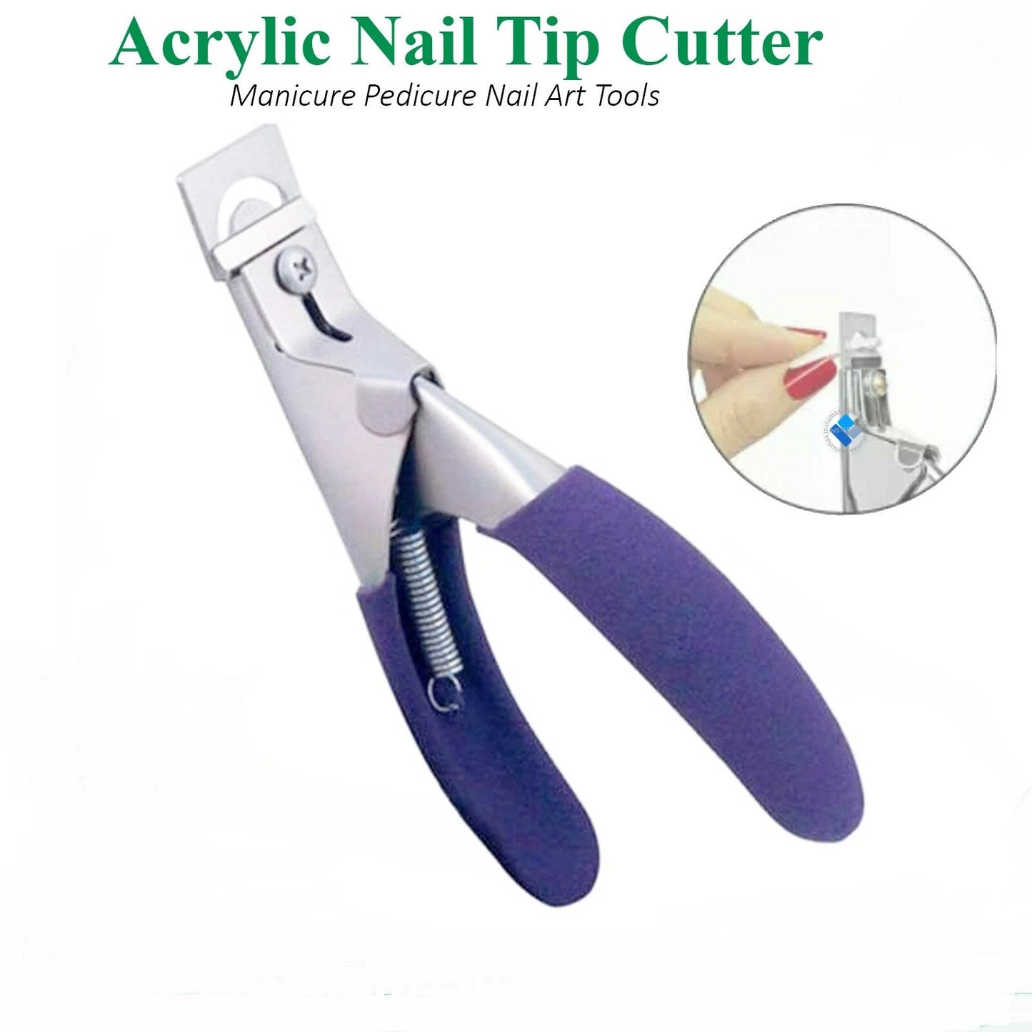 Professional Acrylic False Nail Clippers for Acrylic Nails For Girls Nail Art Bite Instruments