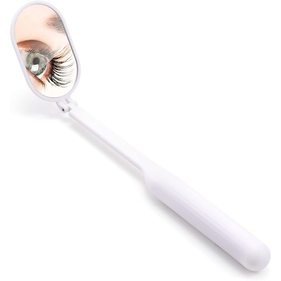 Cute Butterfly Lash Mirror for Eyelash Extensions Stainless Steel Eyelash Makeup Mirror