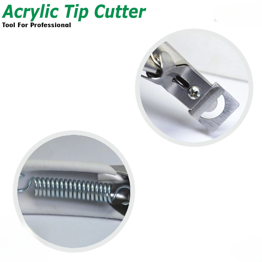 Professional Acrylic False Nail Clippers for Acrylic Nails For Girls Nail Art Bite Instruments