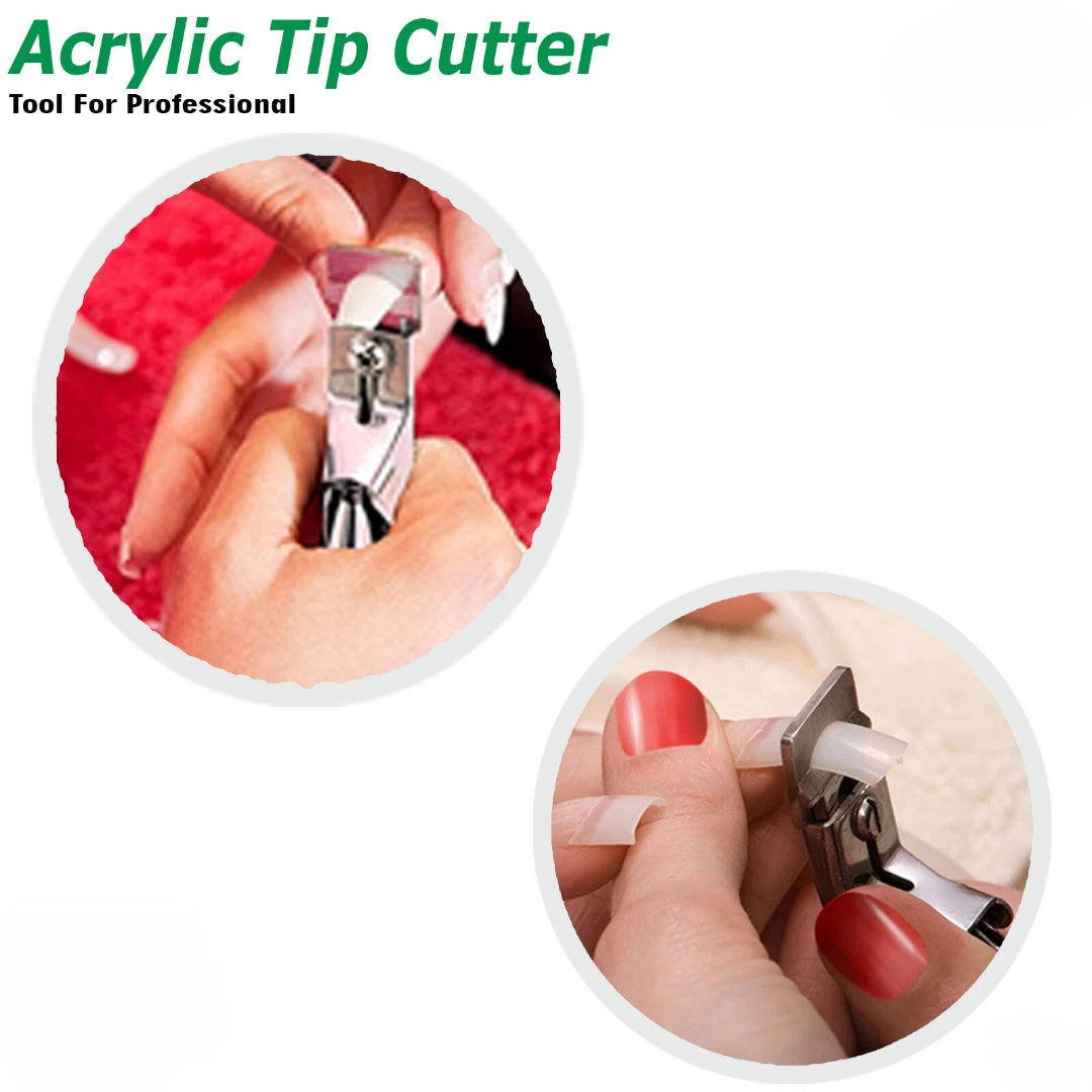 Professional Acrylic False Nail Clippers for Acrylic Nails For Girls Nail Art Bite Instruments