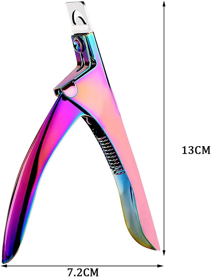 Professional Acrylic False Nail Clippers for Acrylic Nails Bite Instruments
