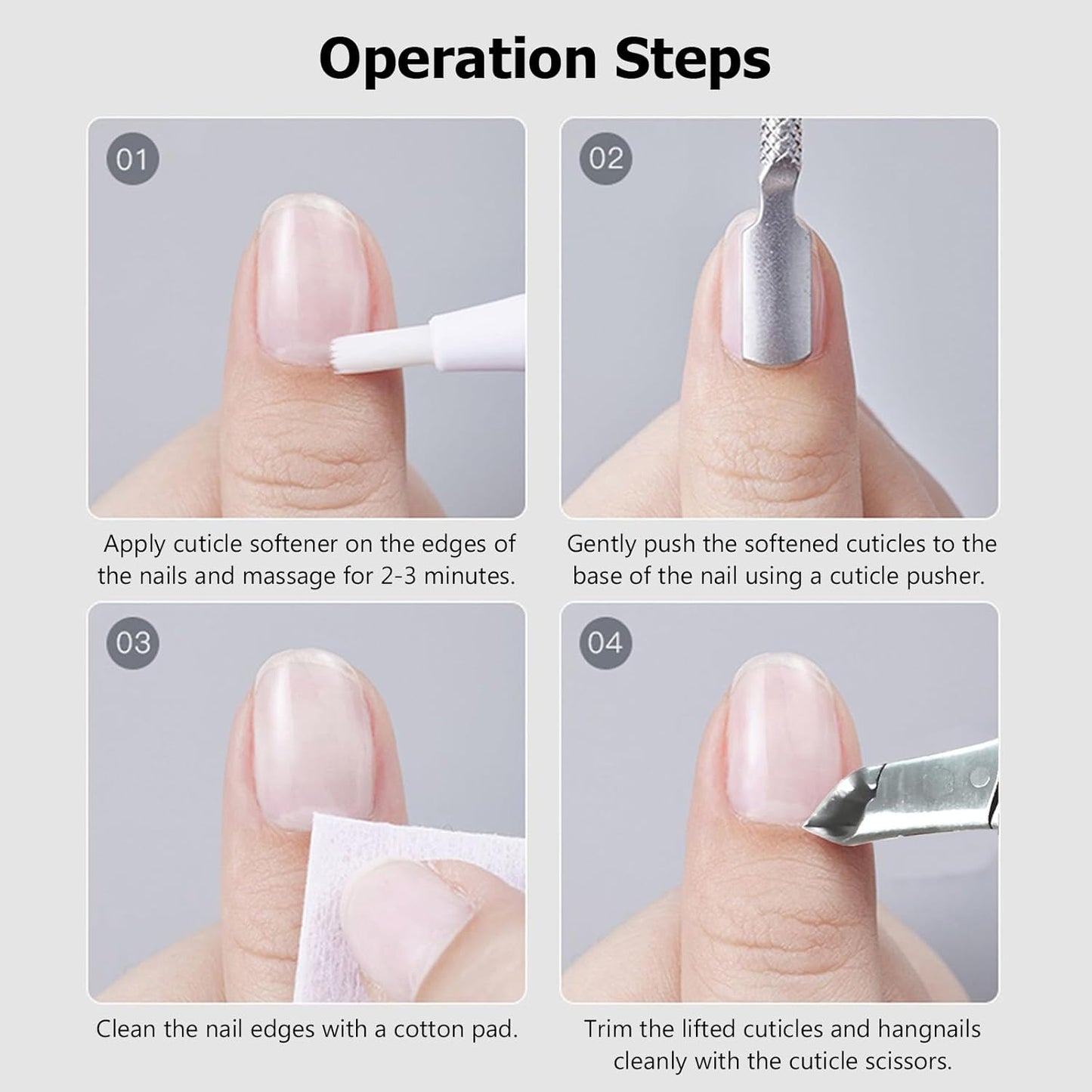 Bite Instruments Professional Cuticle Nipper | Stainless Steel for Salons