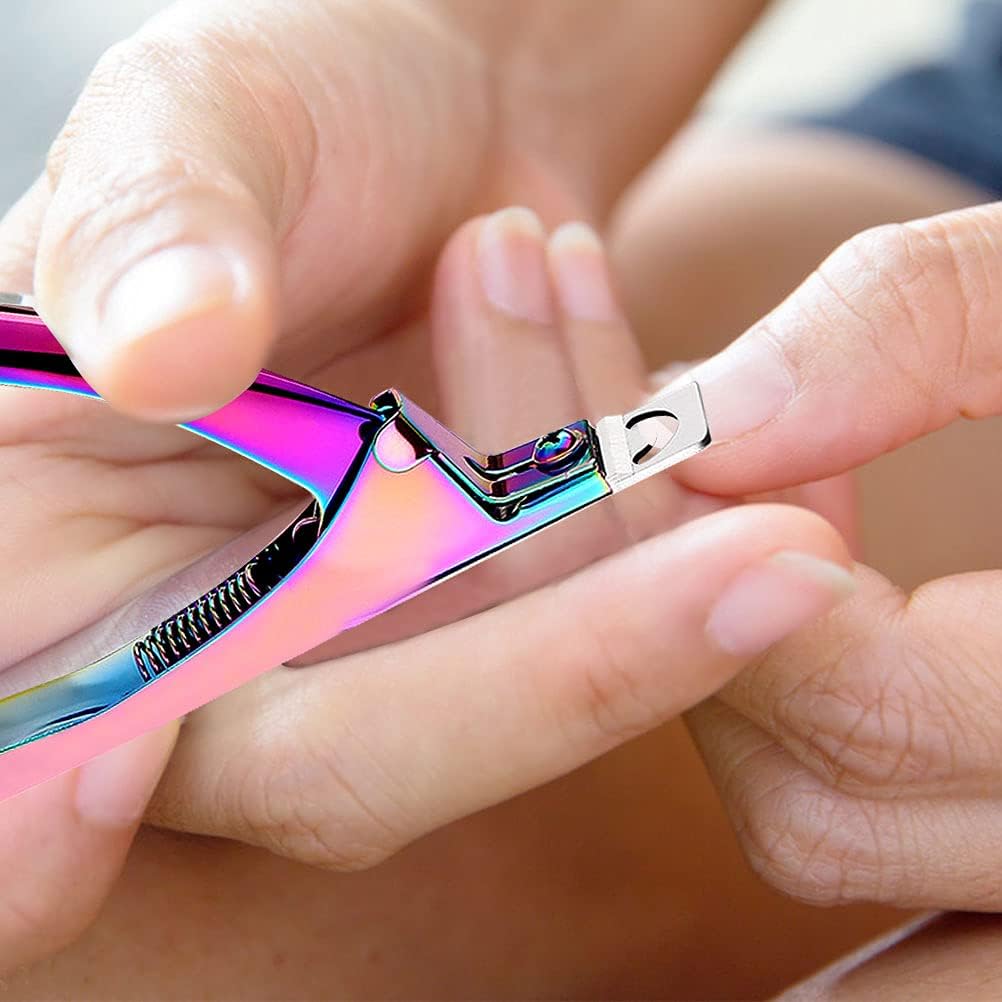 Professional Acrylic False Nail Clippers for Acrylic Nails Manicure Tool Bite Instruments