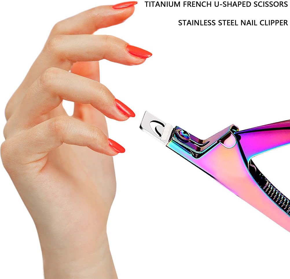 Professional Acrylic False Nail Clippers for Acrylic Nails Bite Instruments